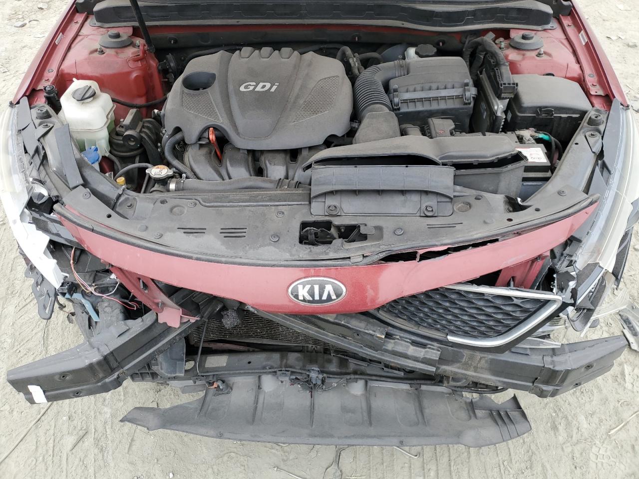 2015 KIA Optima VIN 5XXGN4A72FG407859 Copart auction photo, front end / minor dent/scratches damage thumbnail 11
