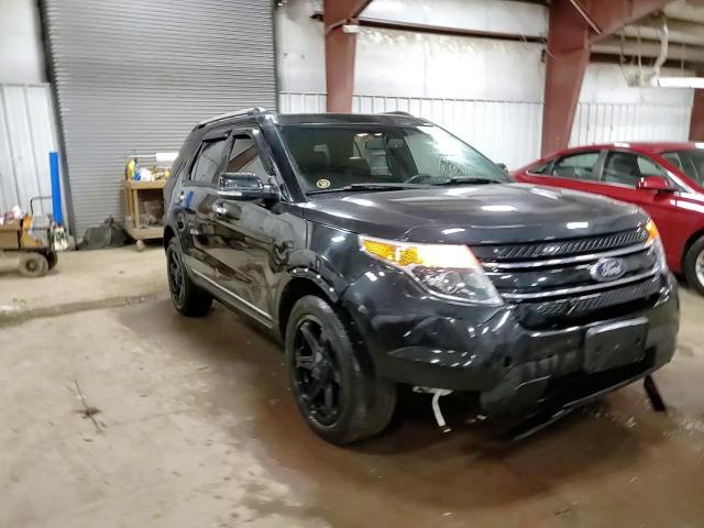 2015 Ford Explorer VIN 1FM5K8F81FGA79279 Copart auction photo, front end / side damage thumbnail 14