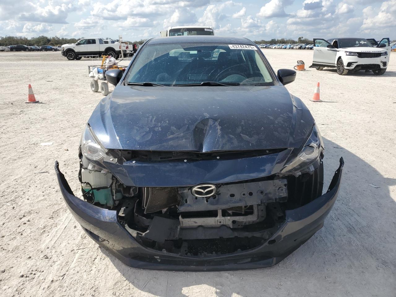 2014 Mazda 3 VIN JM1BM1K79E1148579 Copart auction photo, front end damage thumbnail 5