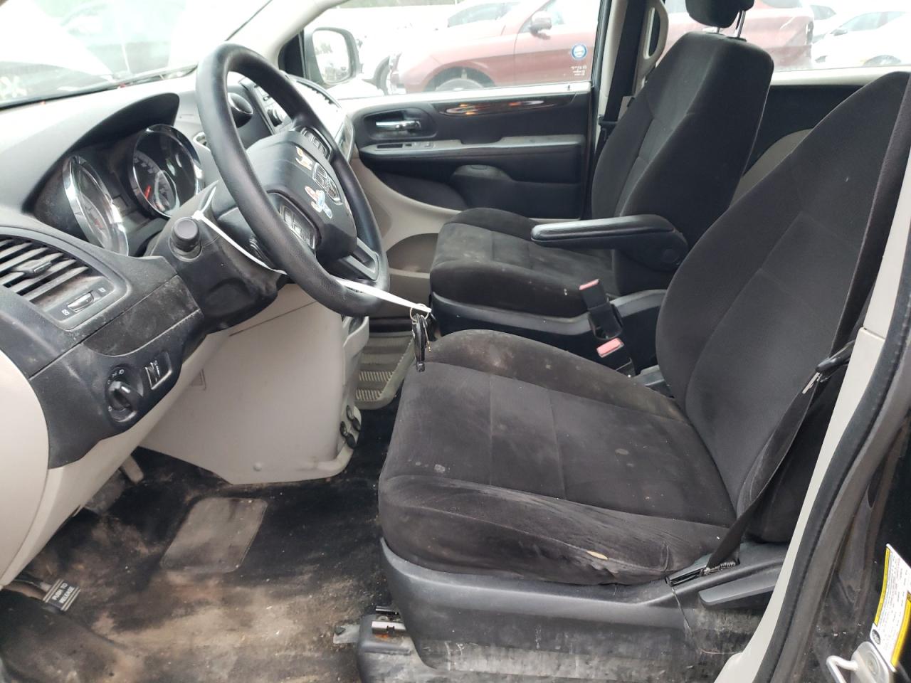 2012 Dodge Caravan VIN 2C4RDGBG0CR424108 Copart auction photo, front end / undercarriage damage thumbnail 7