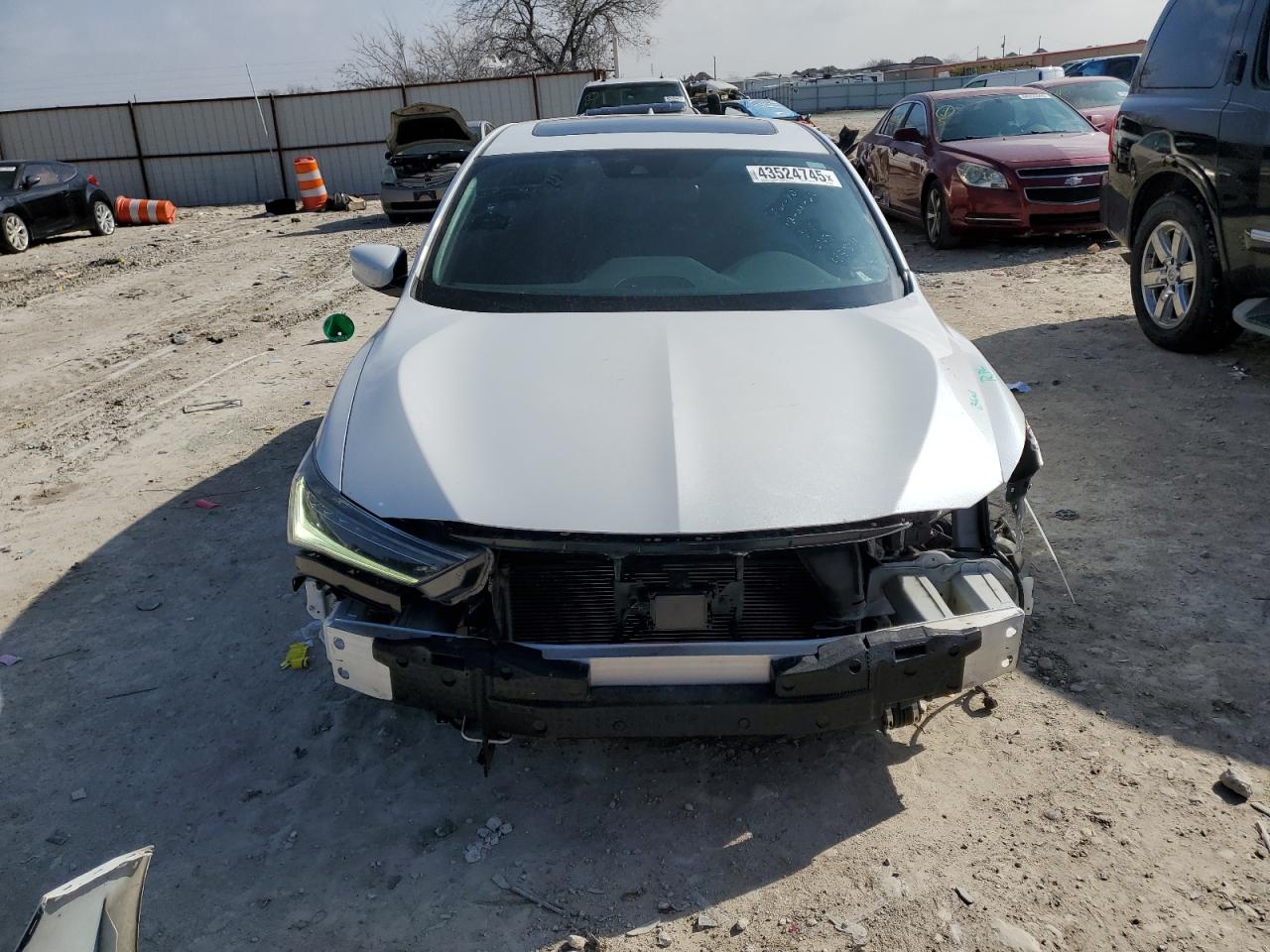 2022 Acura ILX VIN 19UDE2F8XNA004877 Copart auction photo, front end / side damage thumbnail 5