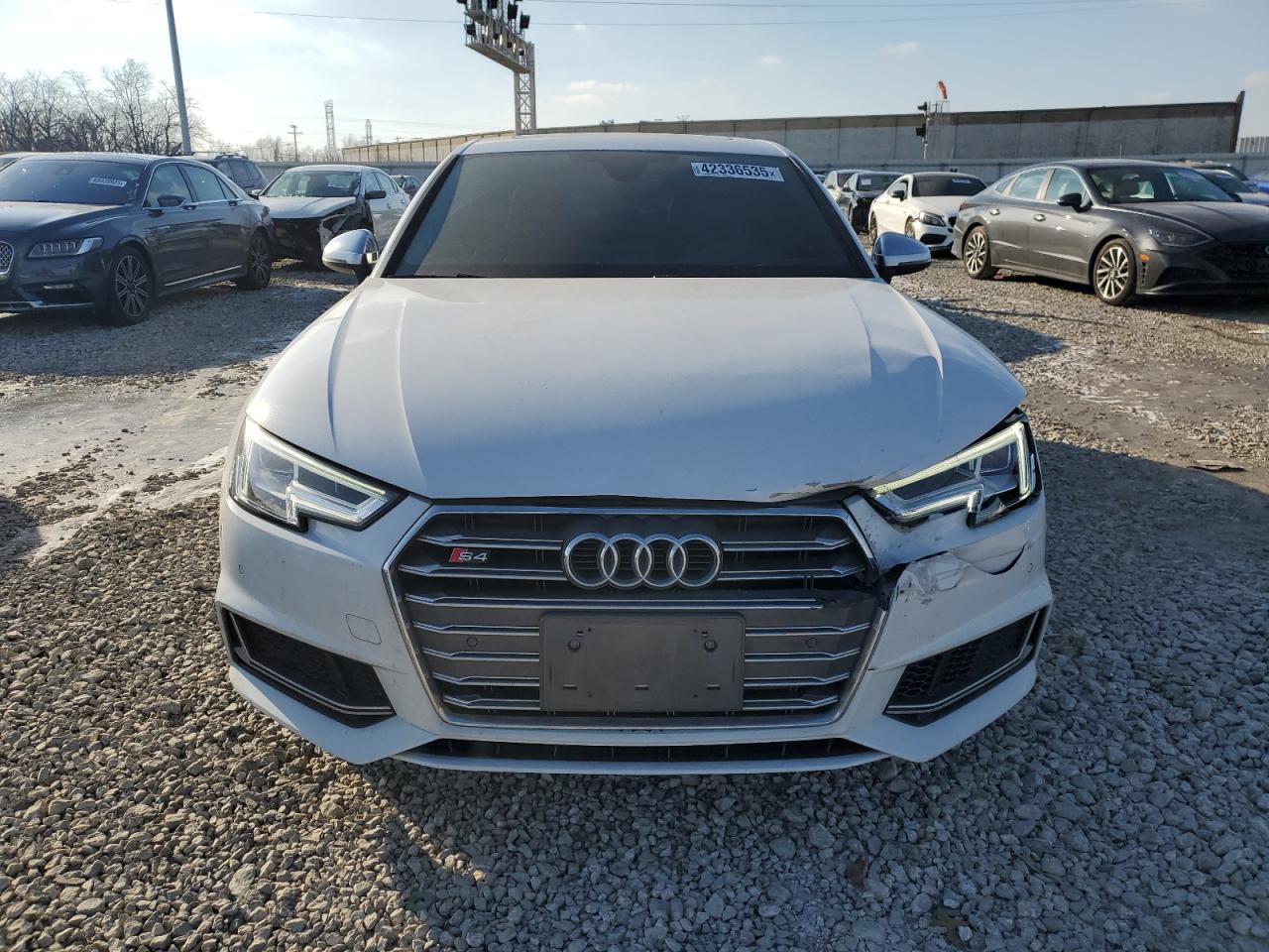 2018 Audi RS4 VIN WAUB4AF48JA002195 Copart auction photo, front end damage thumbnail 5
