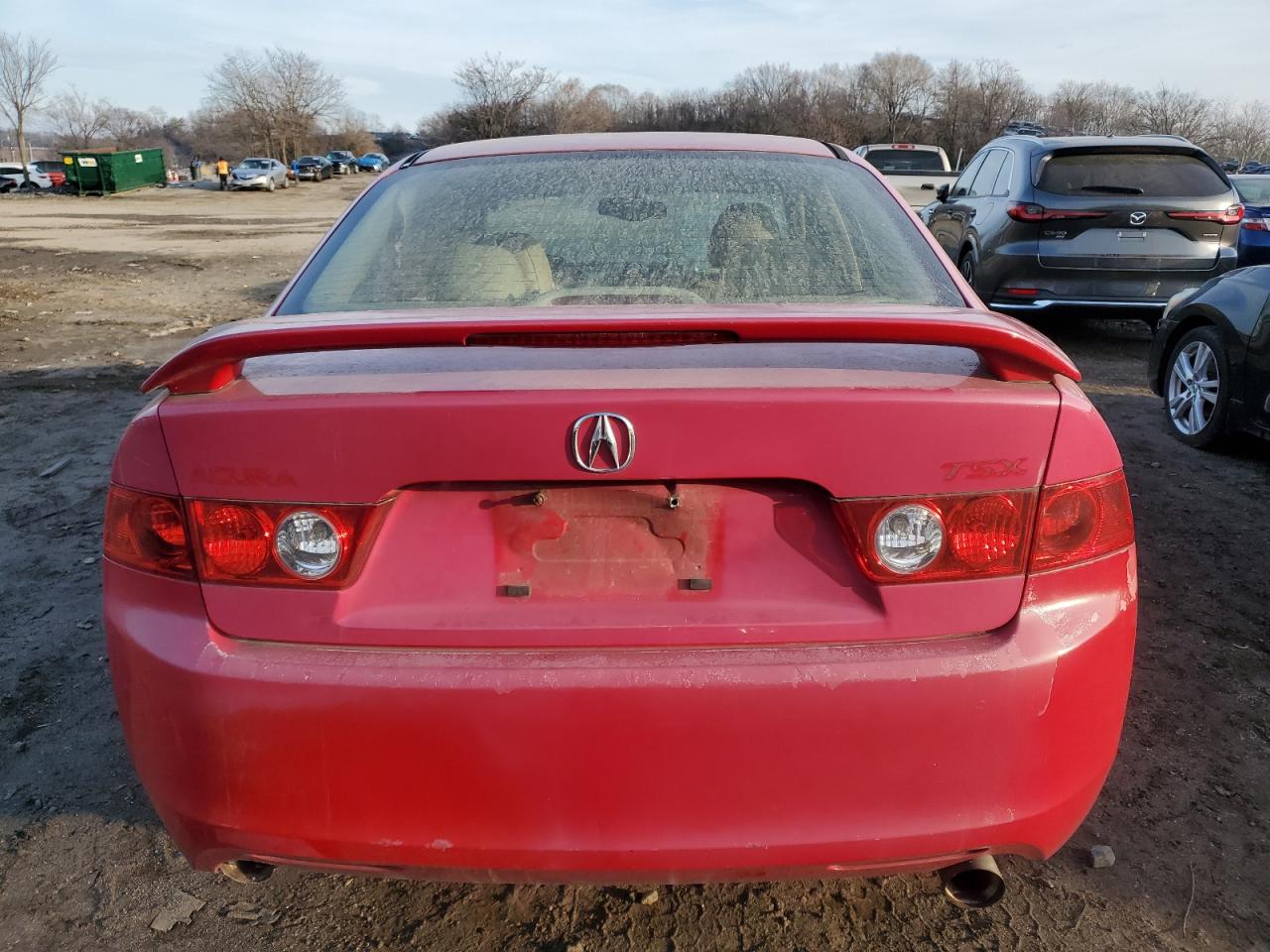 2004 Acura TSX VIN JH4CL96994C030020 Copart auction photo, front end / side damage thumbnail 6