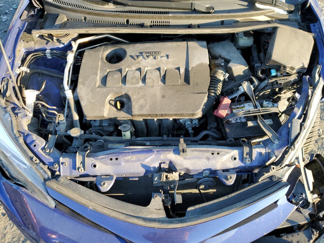2017 Toyota Corolla VIN 2T1BURHE4HC766655 Copart auction photo, front end / side damage thumbnail 12