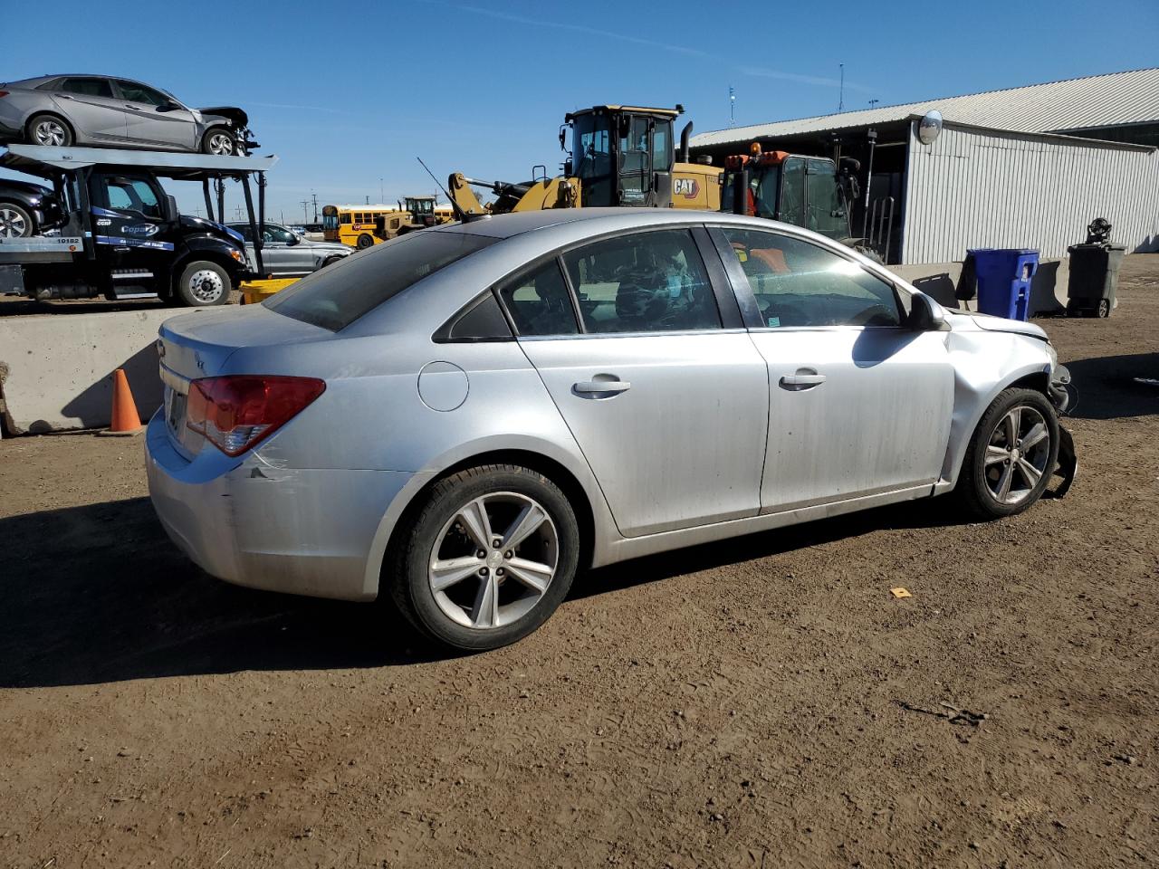2013 Chevrolet Cruze VIN 1G1PE5SB0D7324339 Copart auction photo, front end / rear end damage thumbnail 3