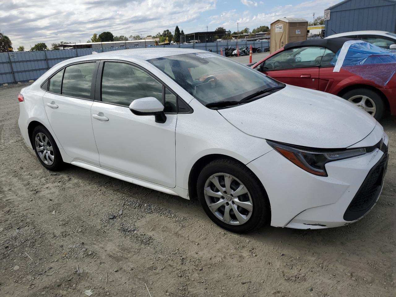 2020 Toyota Corolla VIN JTDEPRAE0LJ093276 Copart auction photo, side damage thumbnail 4