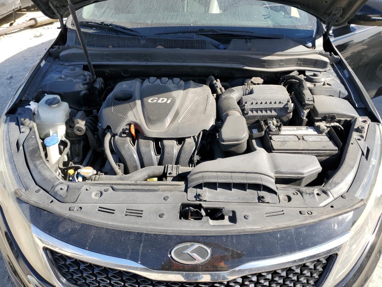 2012 KIA Optima VIN 5XXGN4A70CG002868 Copart auction photo, undercarriage / front end damage thumbnail 11
