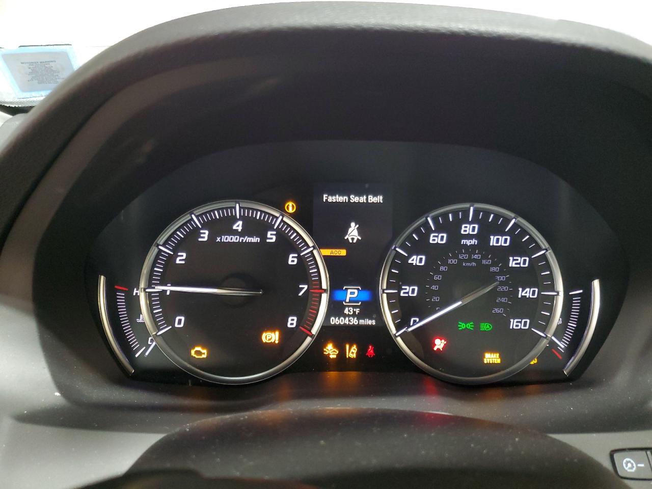 2020 Acura MDX VIN 5J8YD4H36LL057904 Copart auction photo, front end damage thumbnail 9