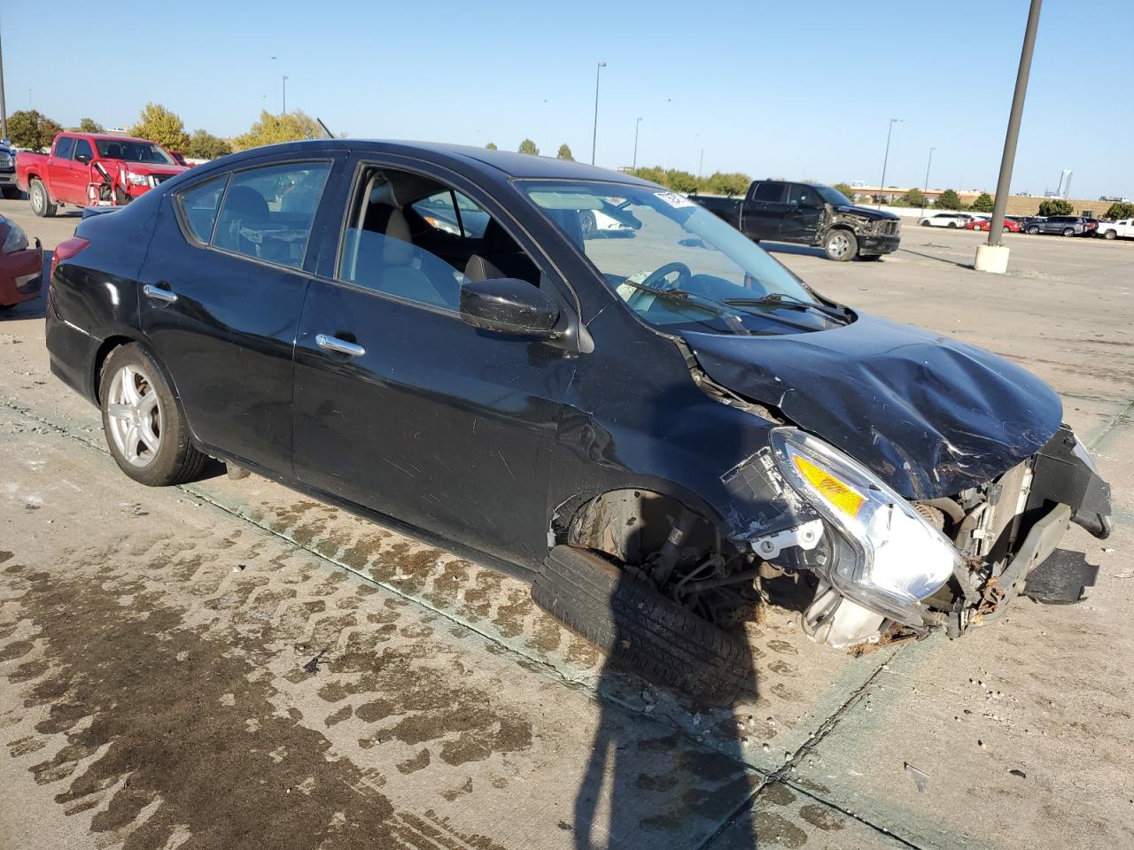 2016 Nissan Versa VIN 3N1CN7AP3GL879352 Copart auction photo, all over damage thumbnail 4