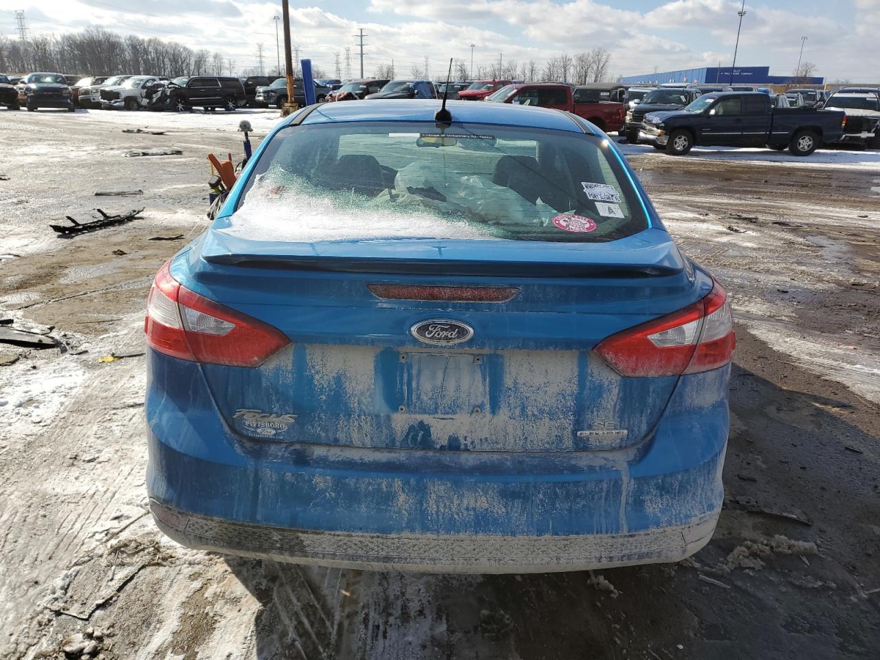 2014 Ford Focus VIN 1FADP3F25EL240468 Copart auction photo, front end damage thumbnail 6