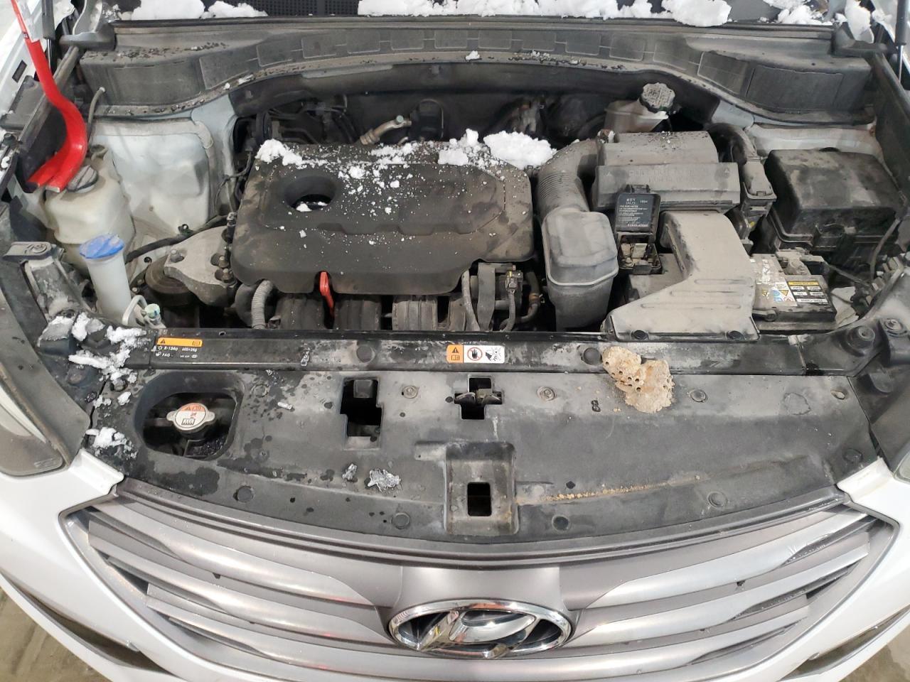 2017 Hyundai Santa Fe VIN 5NMZUDLB0HH028795 Copart auction photo, side / front end damage thumbnail 12