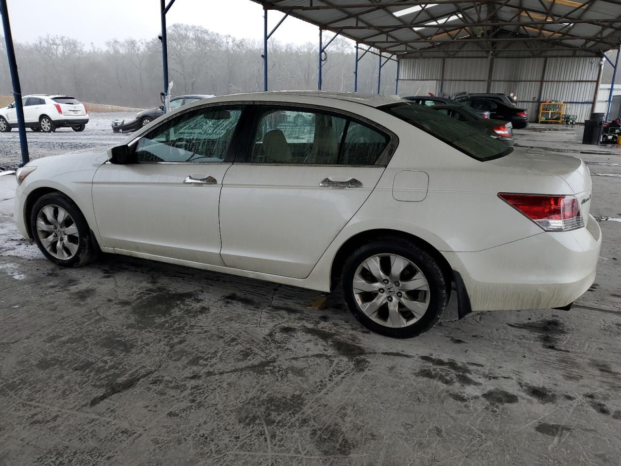 2010 Honda Accord VIN 1HGCP3F81AA017068 Copart auction photo, side / front end damage thumbnail 2