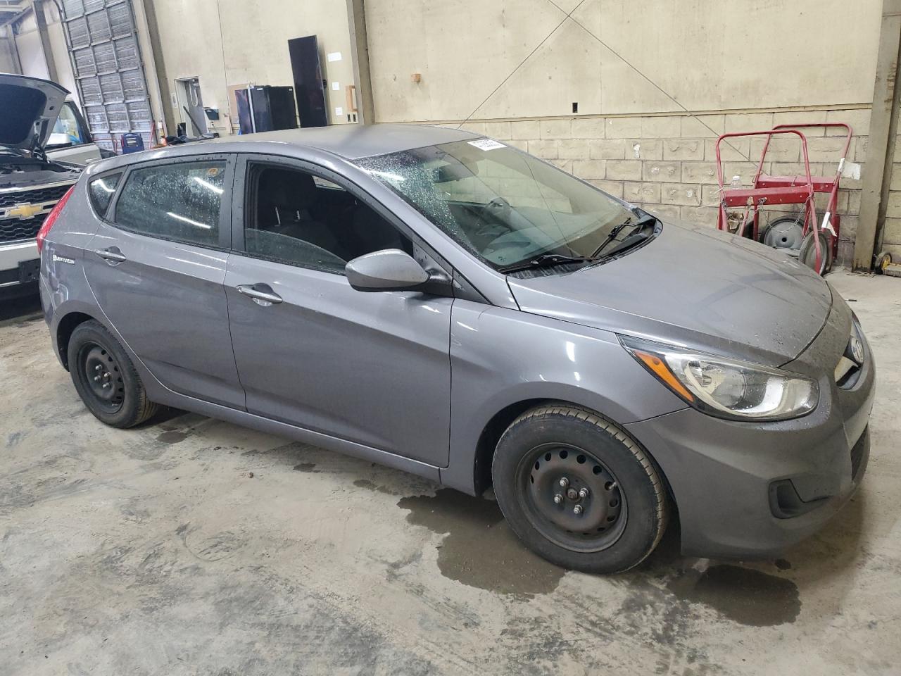 2014 Hyundai Accent VIN KMHCT5AE1EU165773 Copart auction photo, minor dent/scratches / undercarriage damage thumbnail 4