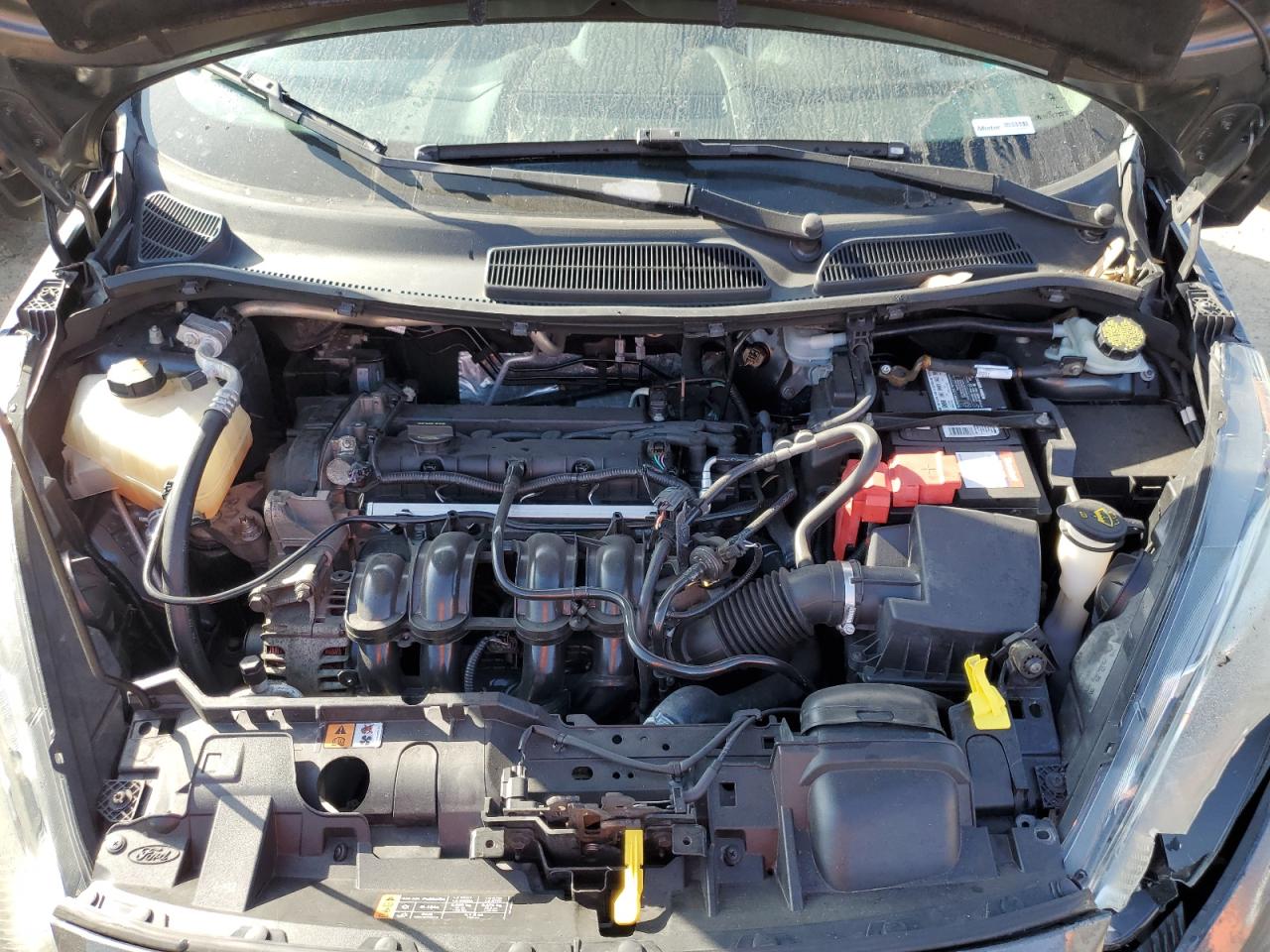 2015 Ford Fiesta VIN 3FADP4EJ1FM167629 Copart auction photo, rear end damage thumbnail 11