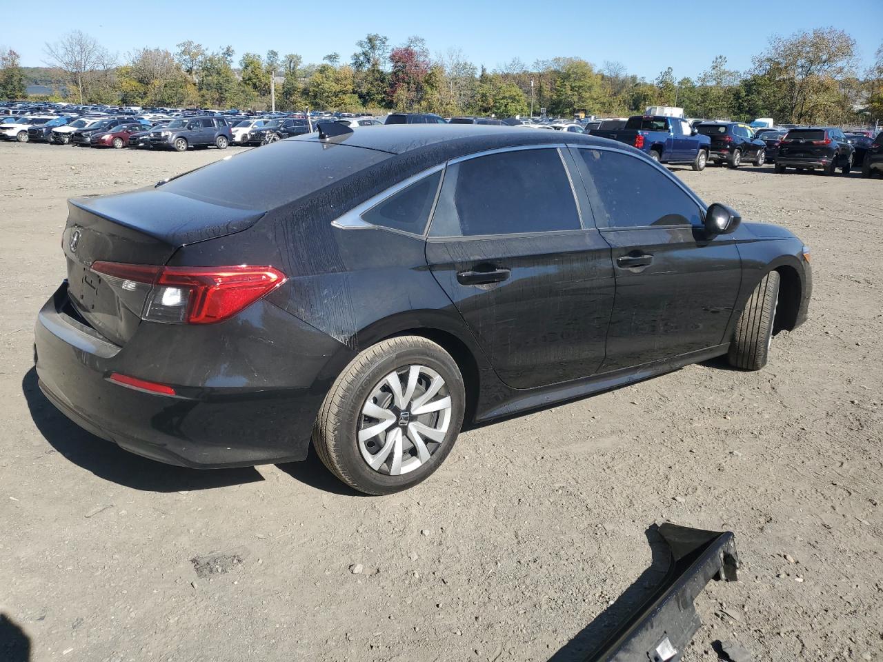 2024 Honda Civic VIN 2HGFE2F20RH593143 Copart auction photo, rear end / minor dent/scratches damage thumbnail 3