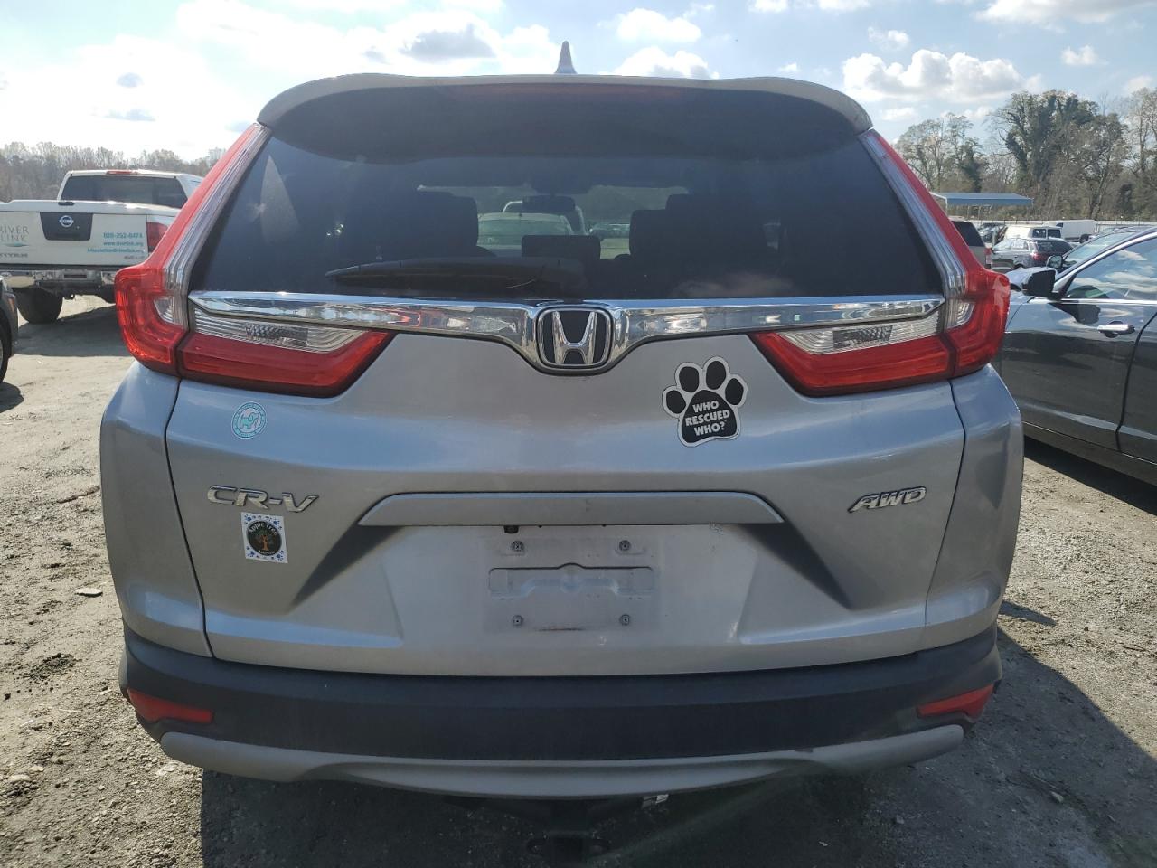 2019 Honda CR-V VIN 5J6RW2H58KA012163 Copart auction photo, front end / minor dent/scratches damage thumbnail 6