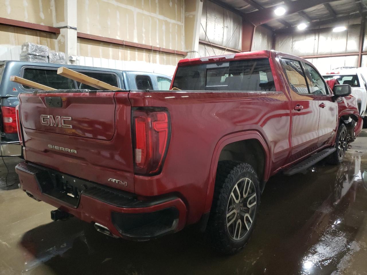 2022 GMC Sierra VIN 3GTP9EEL2NG121314 Copart auction photo, front end damage thumbnail 3