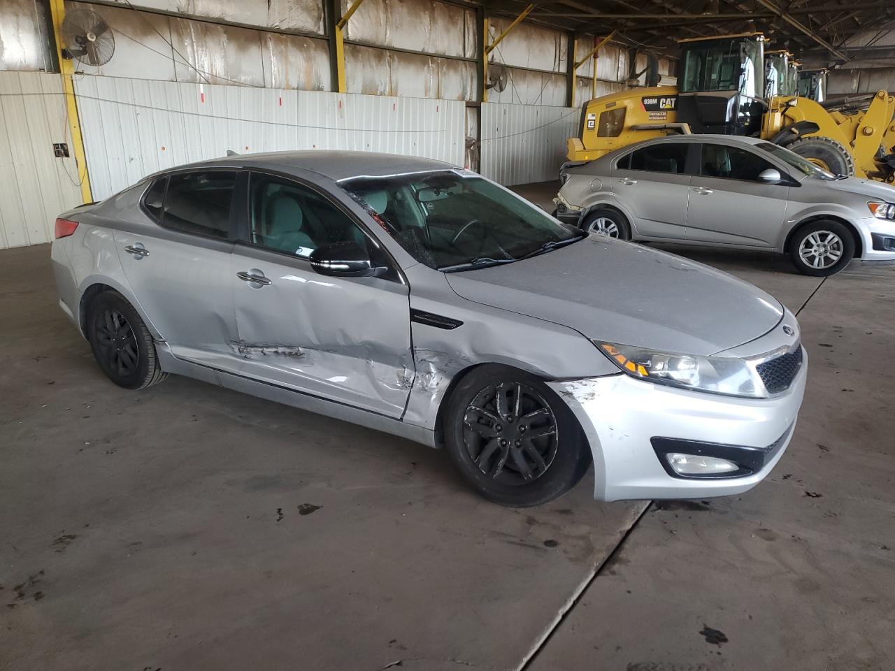 2013 KIA Optima VIN 5XXGM4A71DG254679 Copart auction photo, side damage thumbnail 4