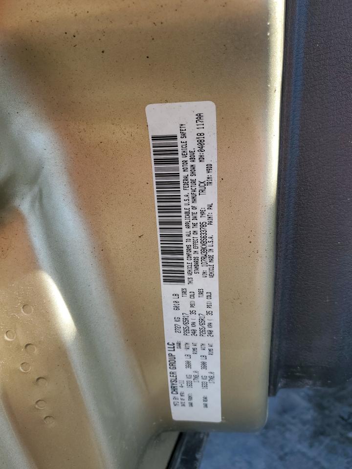 2011 Dodge Dakota VIN 1D7RW3BKXBS633785 Copart auction photo, all over damage thumbnail 14