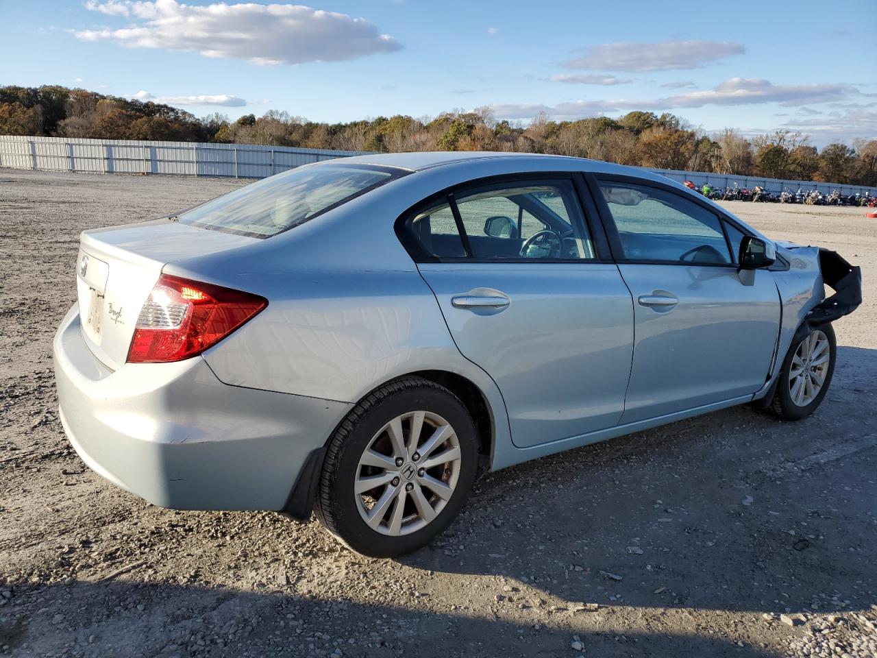 2012 Honda Civic VIN 19XFB2F93CE050067 Copart auction photo, front end damage thumbnail 3