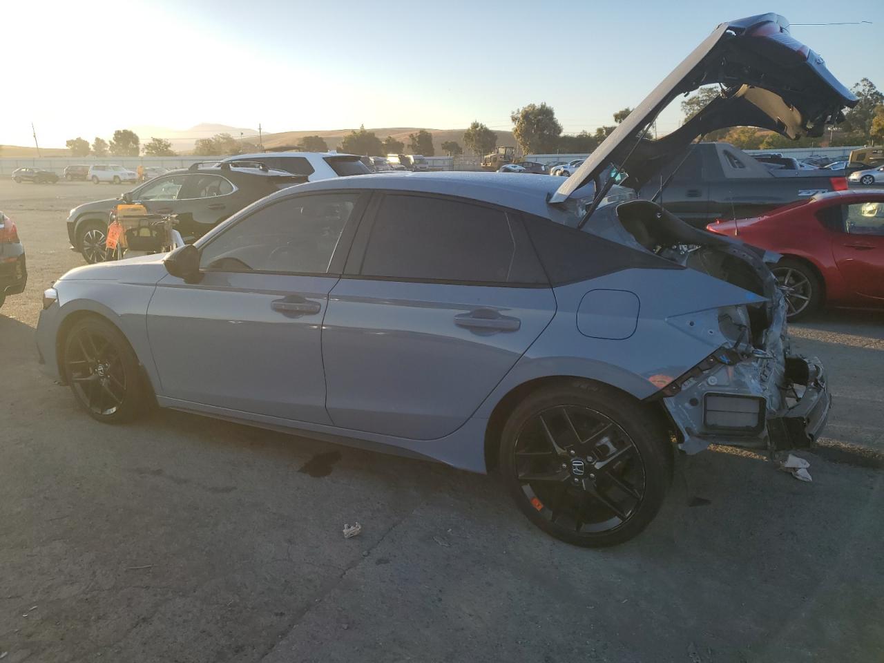 2024 Honda Civic VIN 19XFL2H87RE015722 Copart auction photo, rear end damage thumbnail 2
