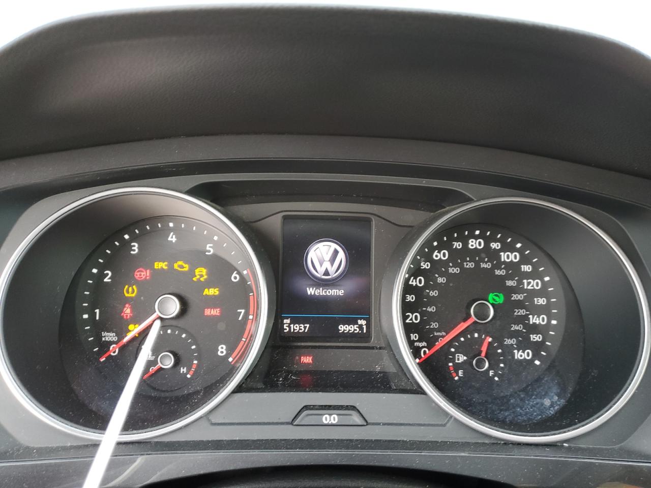 2020 Volkswagen Tiguan VIN 3VV2B7AX2LM164781 Copart auction photo, front end / hail damage thumbnail 9