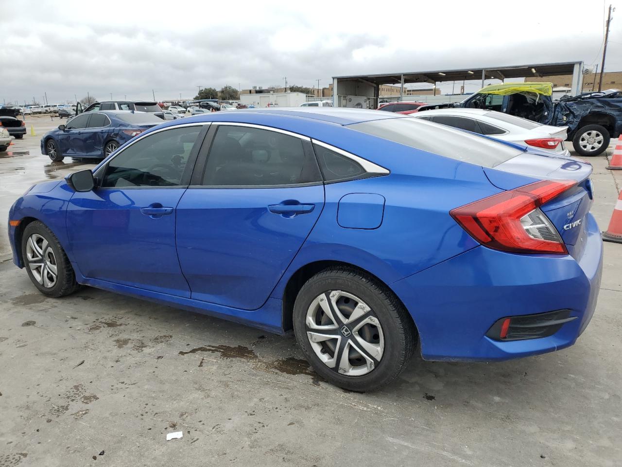 2016 Honda Civic VIN 19XFC2F55GE090649 Copart auction photo, front end damage thumbnail 2