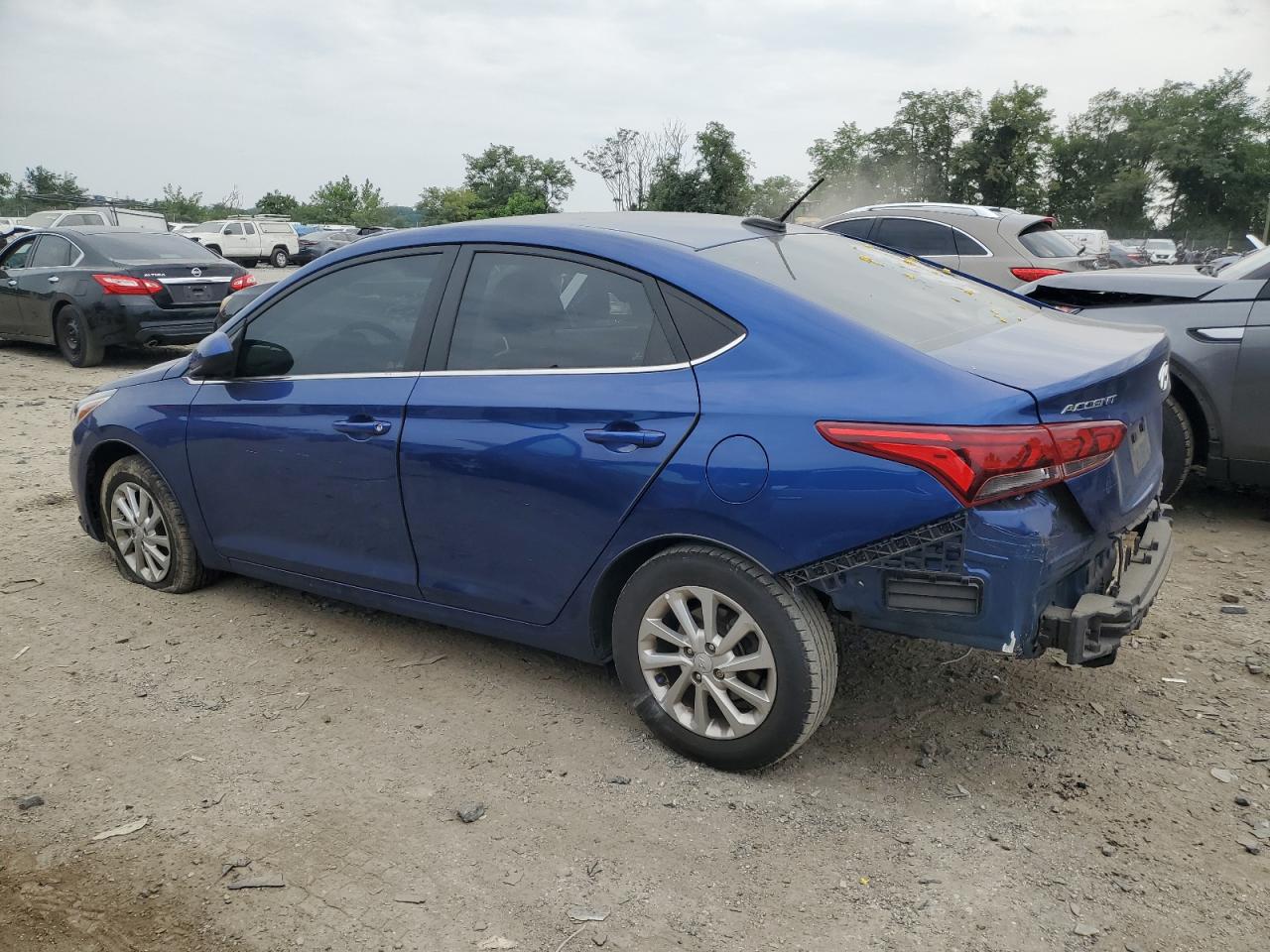 2022 Hyundai Accent VIN 3KPC24A62NE175205 Copart auction photo, all over / minor dent/scratches damage thumbnail 2