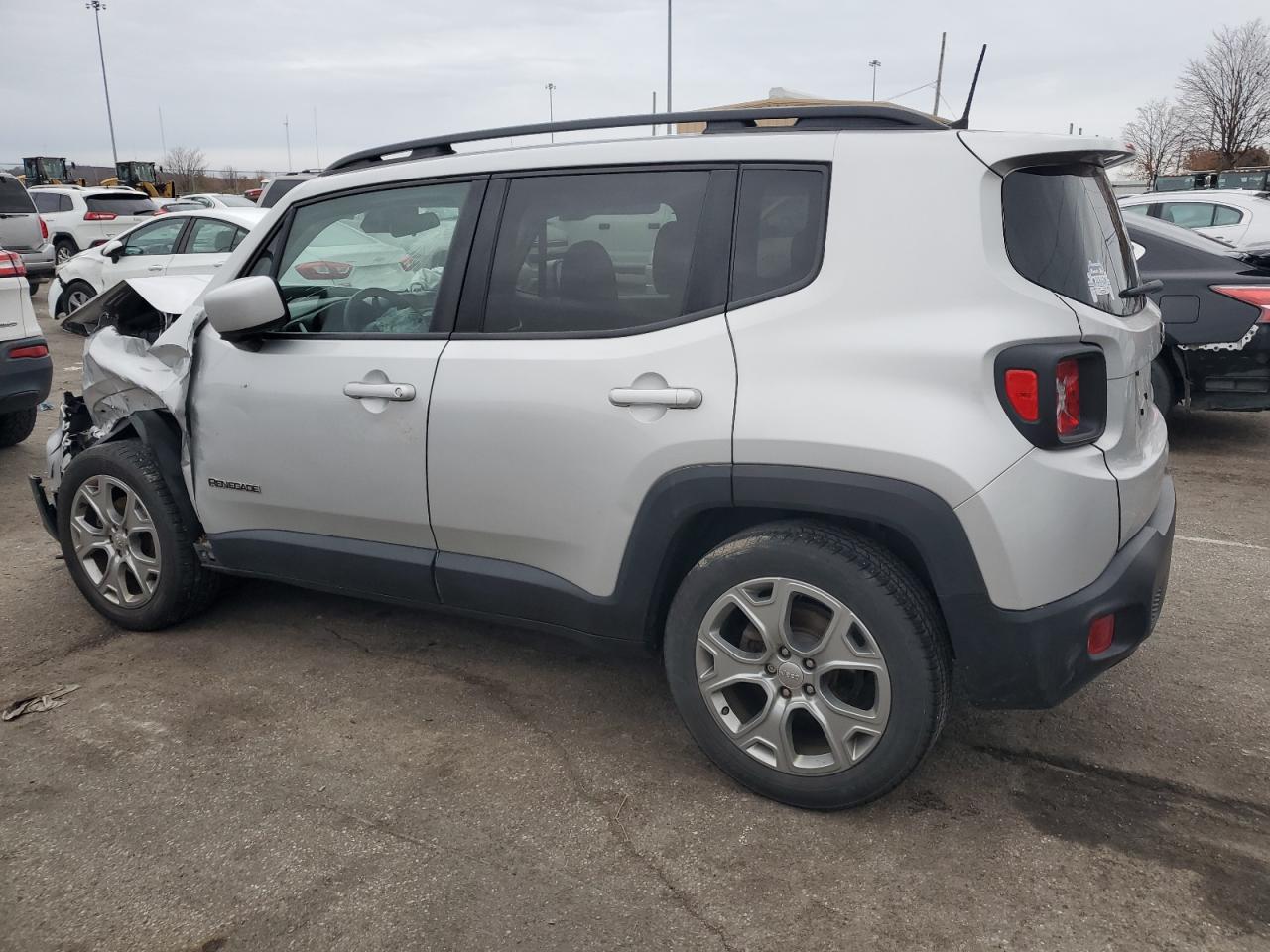 2019 Jeep Renegade VIN ZACNJABB8KPK60289 Copart auction photo, front end / side damage thumbnail 2