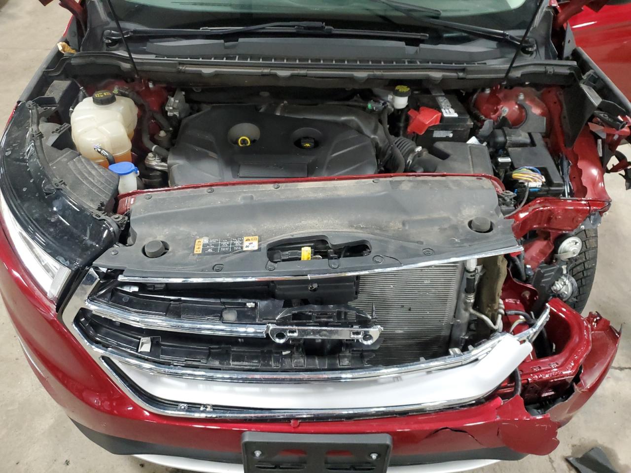 2018 Ford Edge VIN 2FMPK4K95JBB89204 Copart auction photo, front end damage thumbnail 13