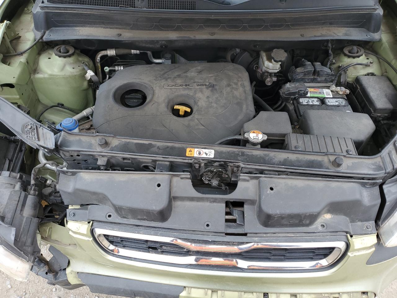 2013 KIA Soul VIN KNDJT2A61D7578437 Copart auction photo, front end / side damage thumbnail 12