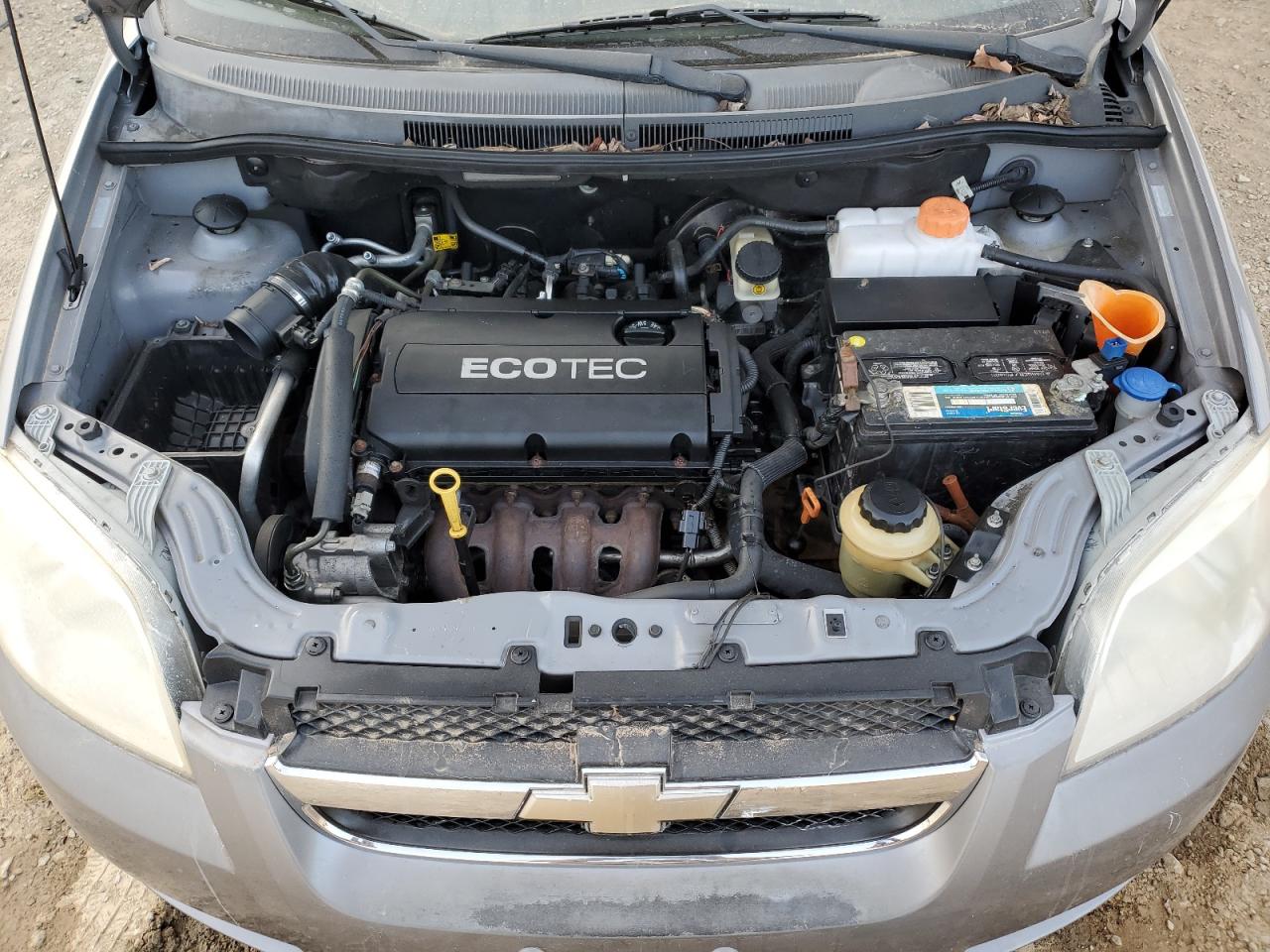 2010 Chevrolet Aveo VIN KL1TD5DE7AB133453 Copart auction photo, front end damage thumbnail 11