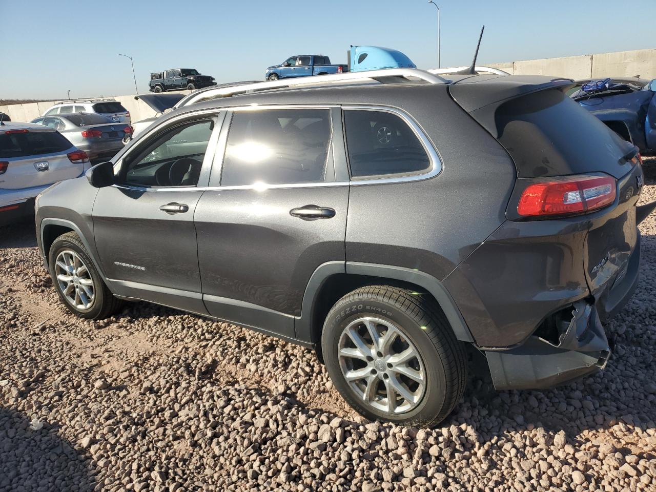 2016 Jeep Grand Cherokee VIN 1C4PJMCB3GW122309 Copart auction photo, rear end / side damage thumbnail 2