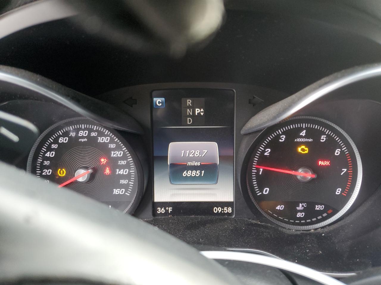 2016 Mercedes-Benz C-klasse VIN WDDWF4KB3GR133412 Copart auction photo, front end damage thumbnail 9