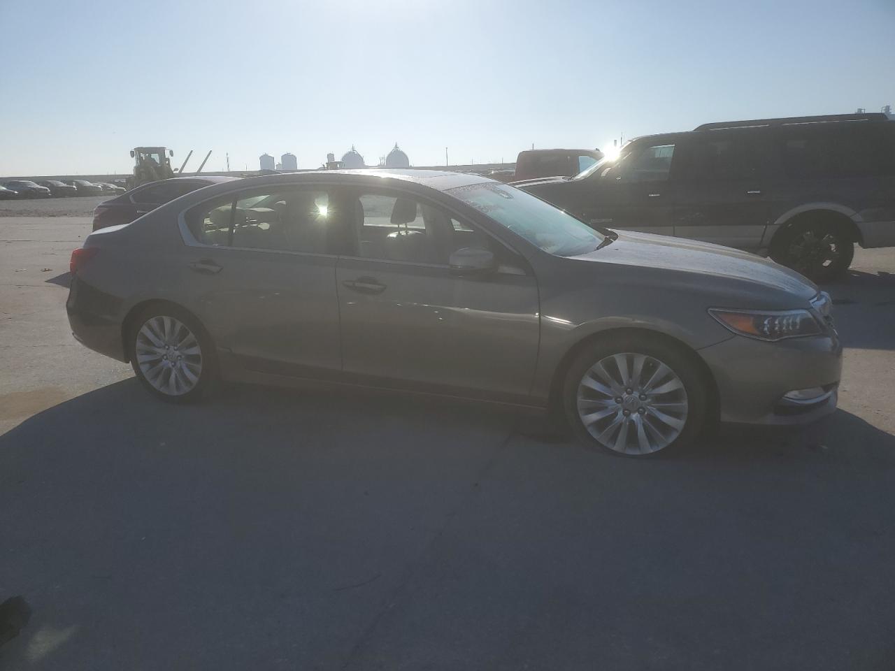 2015 Acura RLX VIN JH4KC1F52FC001004 Copart auction photo, side damage thumbnail 4
