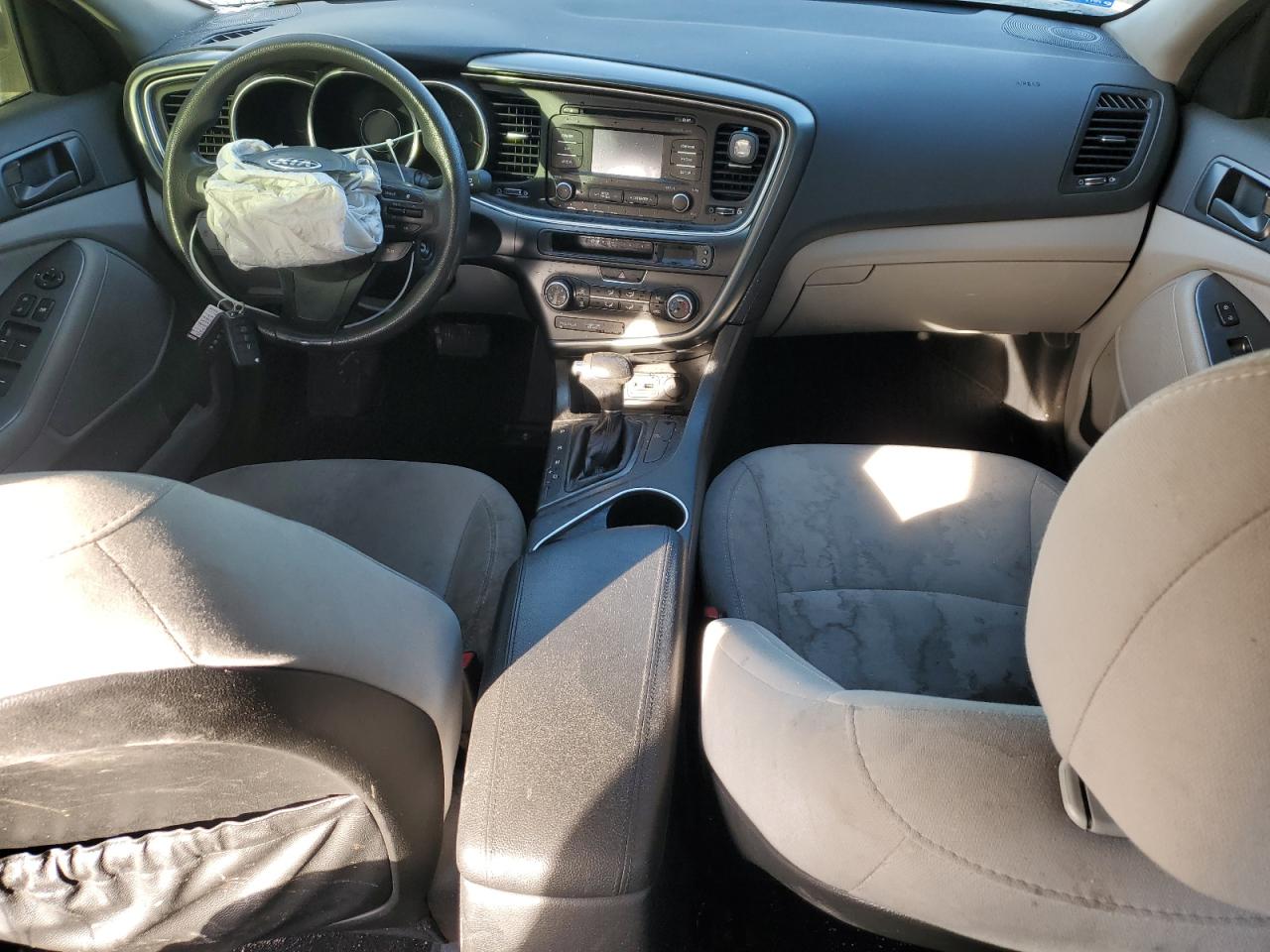 2014 KIA Optima VIN 5XXGM4A77EG338166 Copart auction photo, front end / rear end damage thumbnail 8