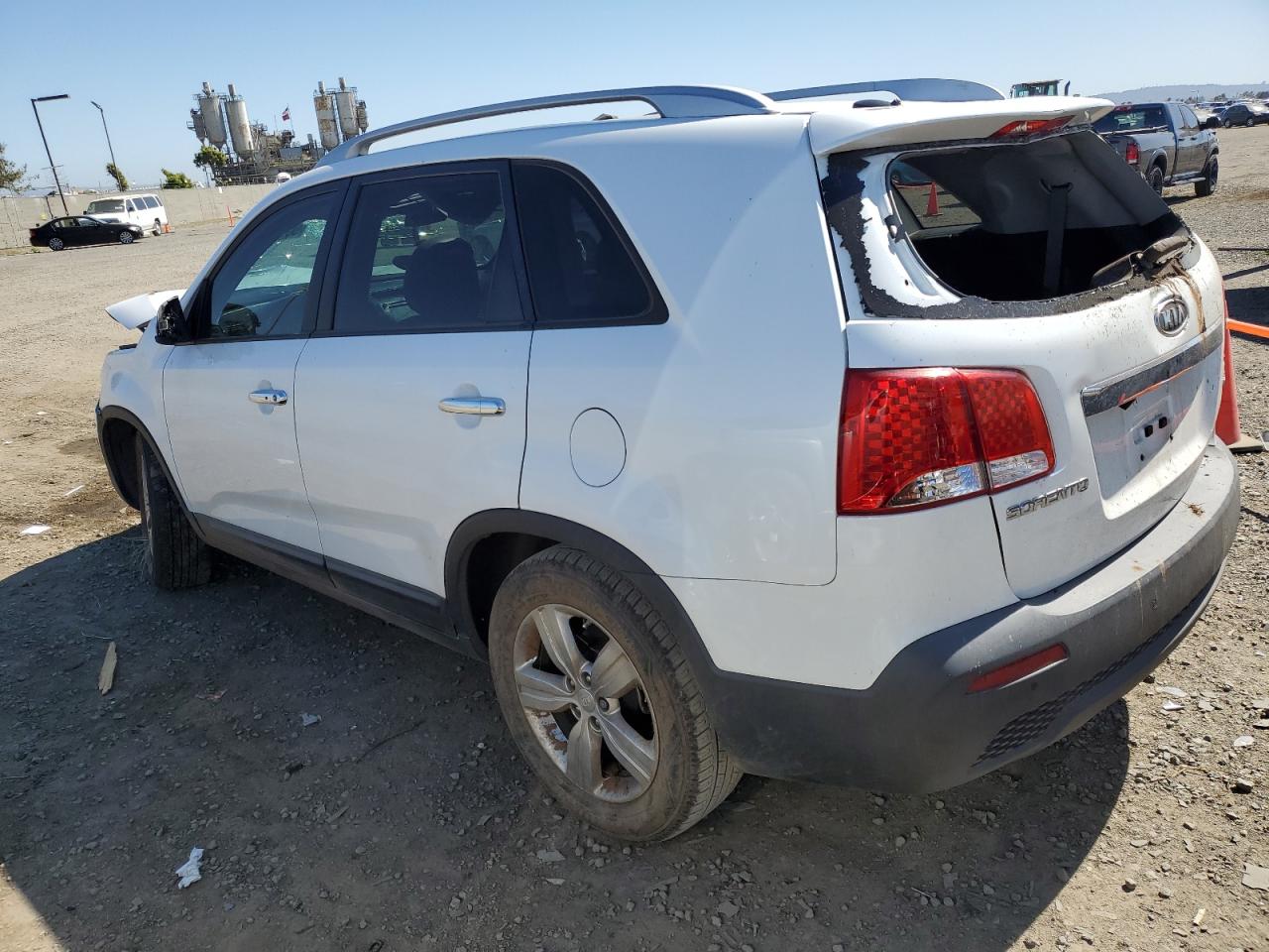 2013 KIA Sorento VIN 5XYKU4A23DG373764 Copart auction photo, all over damage thumbnail 2