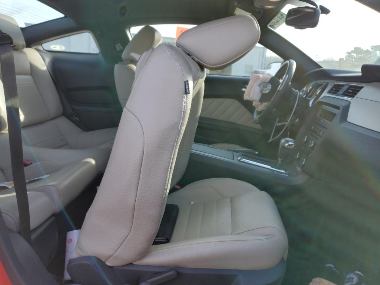 2012 Ford Mustang VIN 1ZVBP8AM6C5214743 Copart auction photo, front end / all over damage thumbnail 10