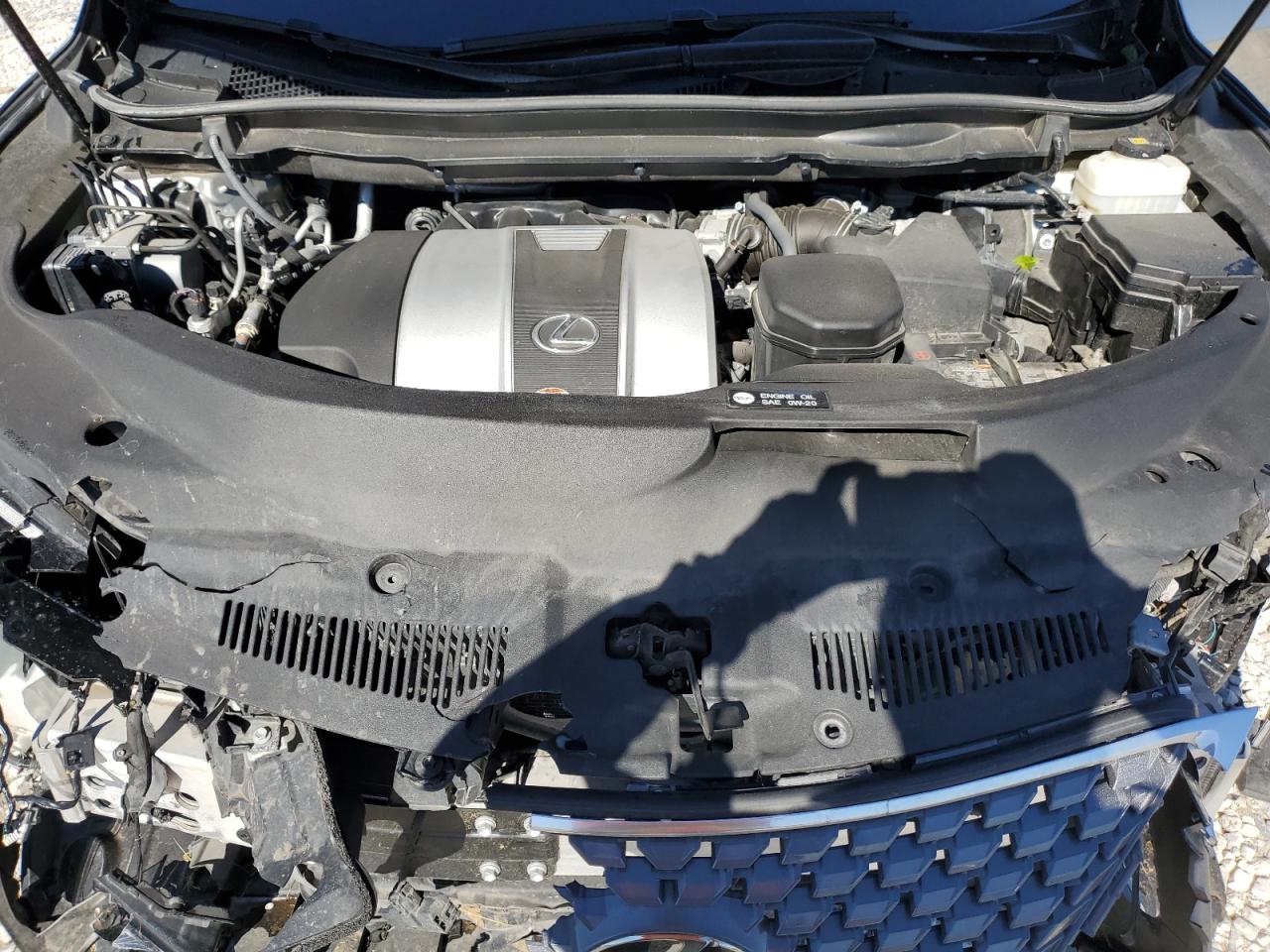 2022 Lexus RX VIN 2T2HZMDA9N2229679 Copart auction photo, front end / side damage thumbnail 12