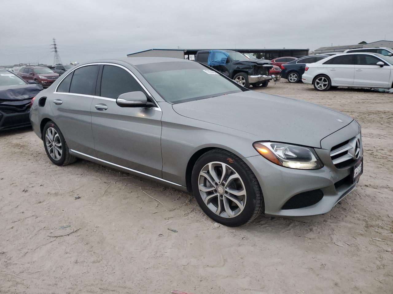 2015 Mercedes-Benz C-klasse VIN 55SWF4JBXFU059162 Copart auction photo, mechanical / minor dent/scratches damage thumbnail 4