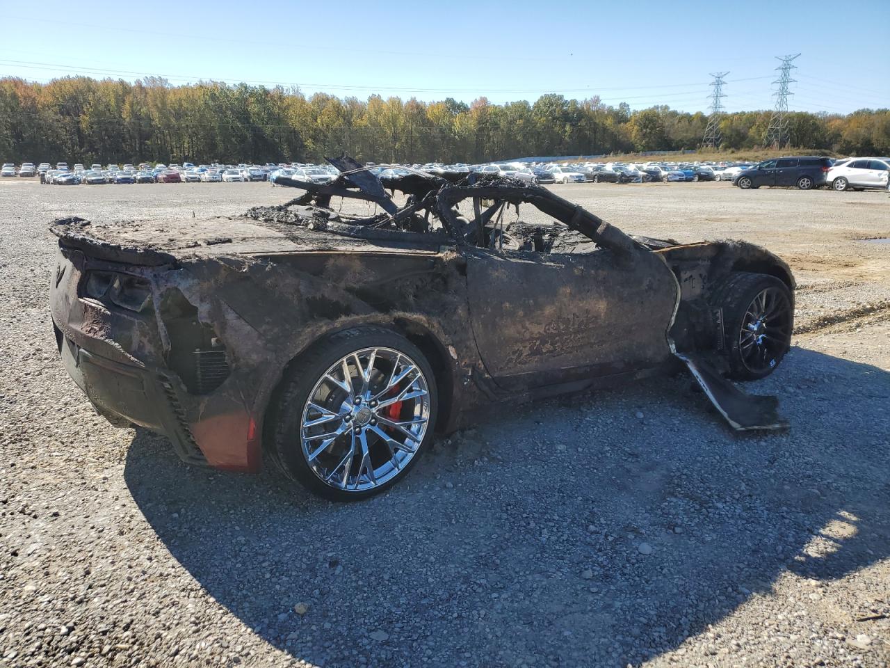 2016 Chevrolet Corvette VIN 1G1YS3D69G5607565 Copart auction photo, burn / replaced vin damage thumbnail 3