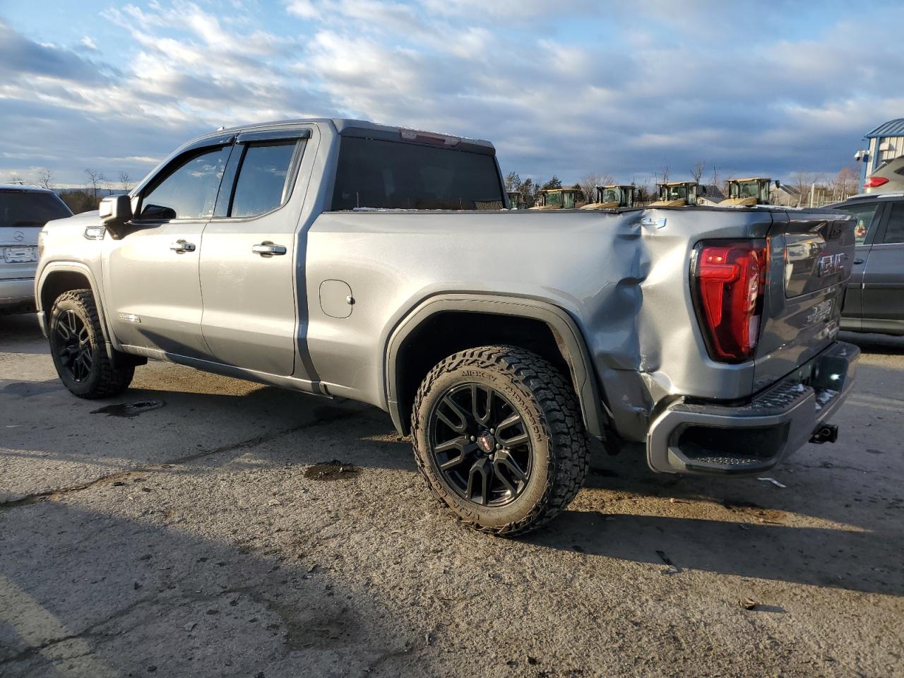2021 GMC Sierra VIN 1GTR9CED8MZ313860 Copart auction photo, side / rear end damage thumbnail 2