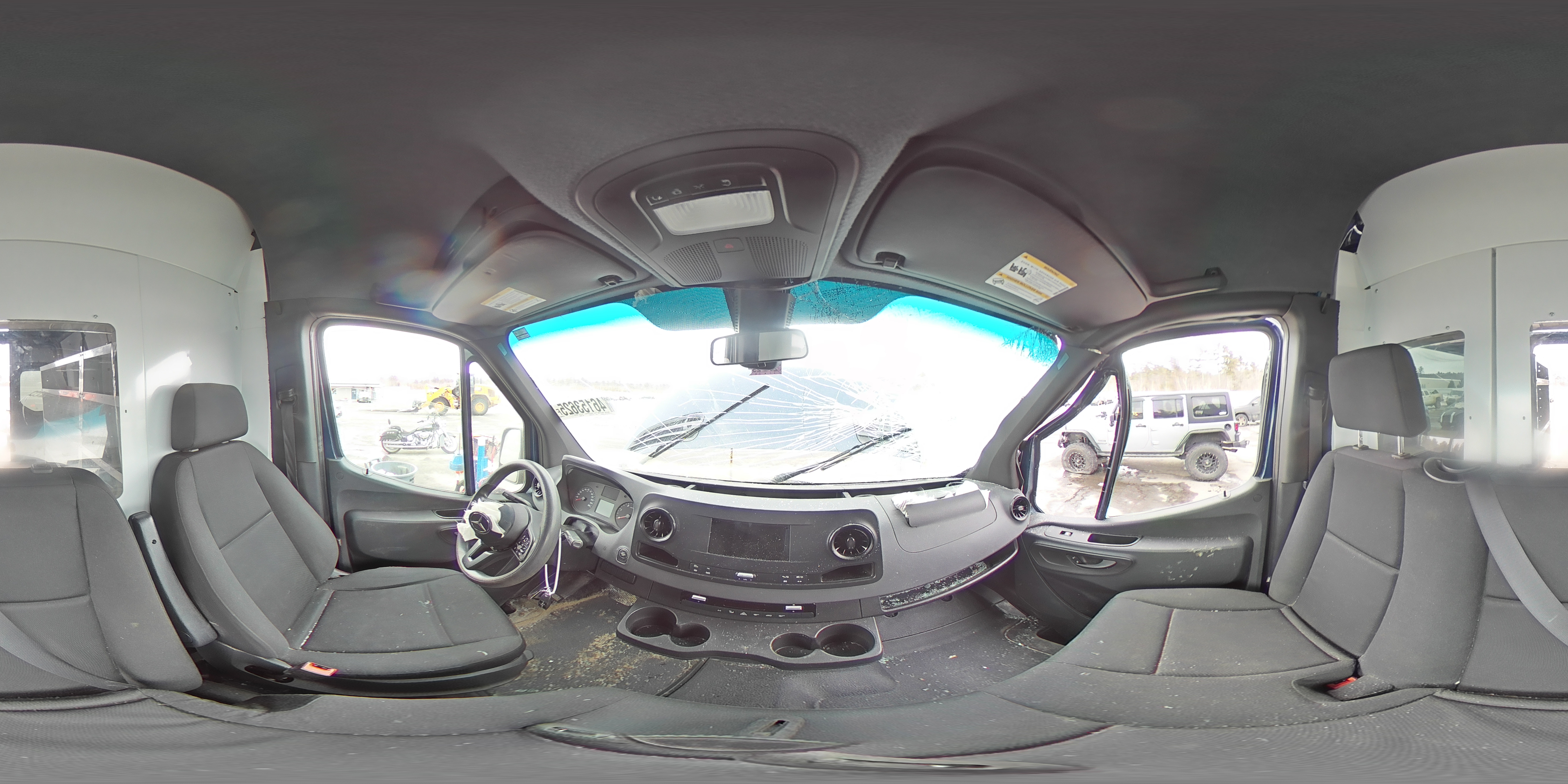 2019 Mercedes-Benz Sprinter VIN WD4PF0CDXKP089829 Copart auction photo, all over damage thumbnail 13