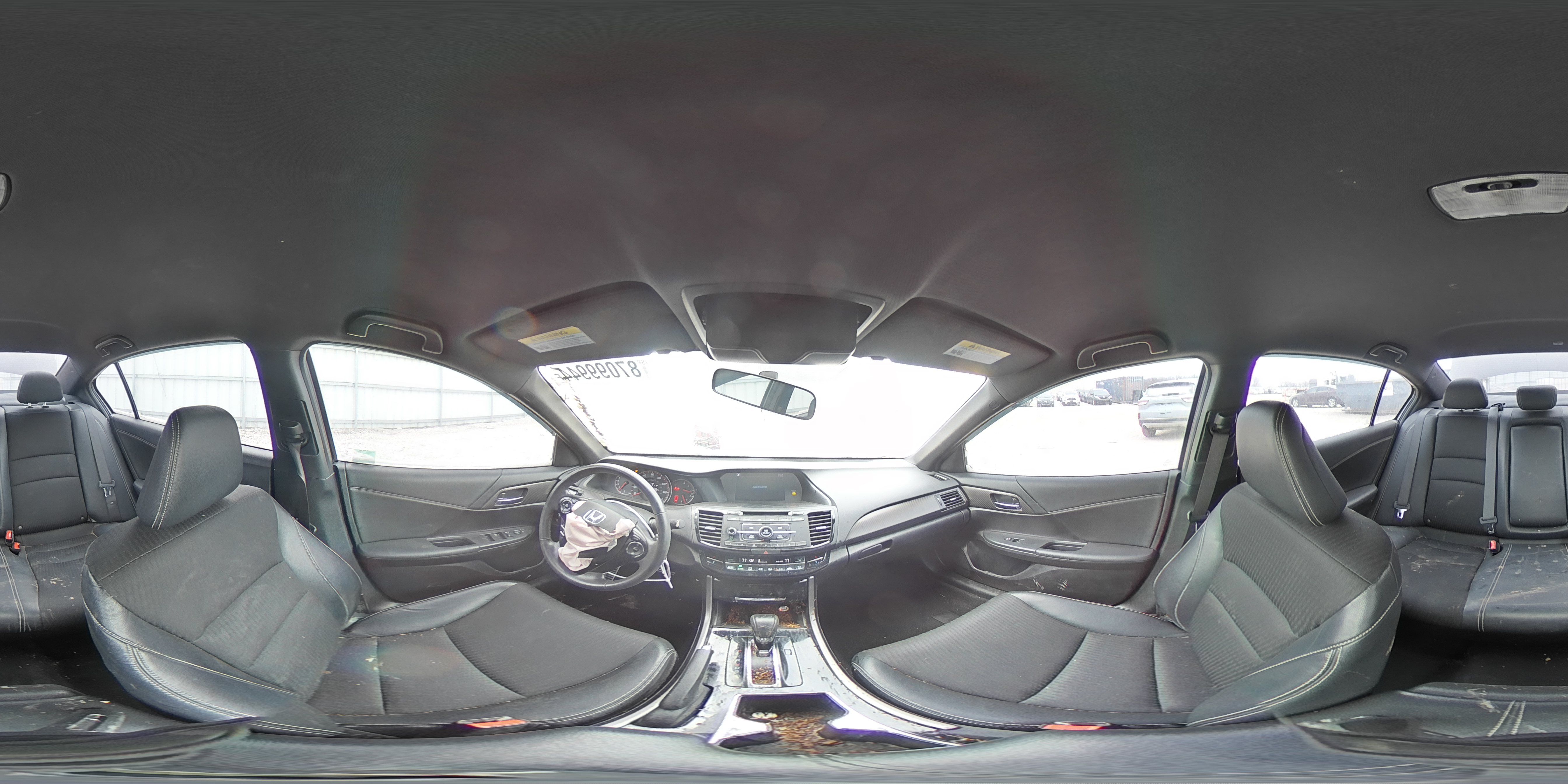 2017 Honda Accord VIN 1HGCR2F56HA143222 Copart auction photo, all over damage thumbnail 12
