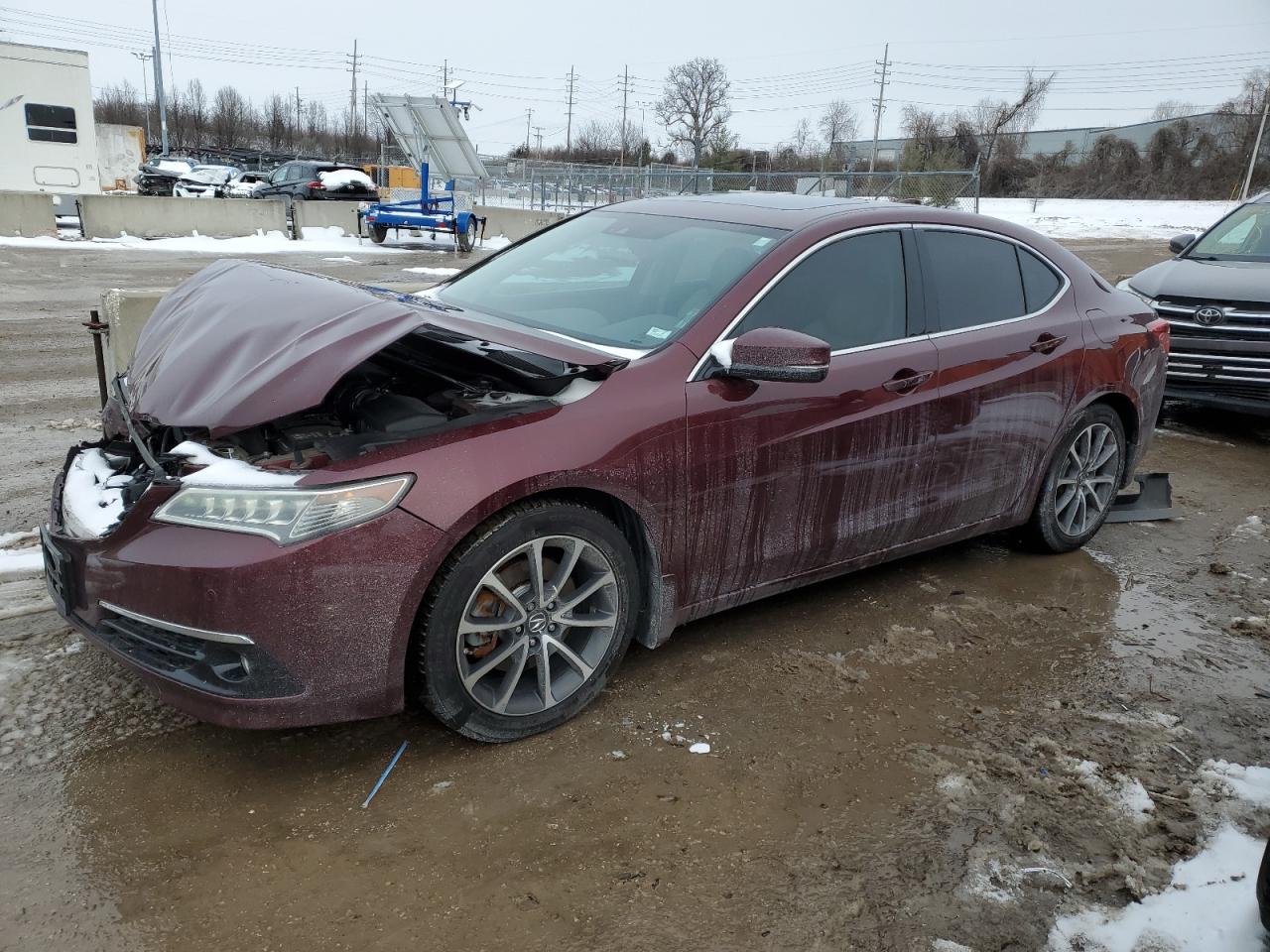 2015 Acura TLX VIN 19UUB2F79FA008503 - Copart auction photo