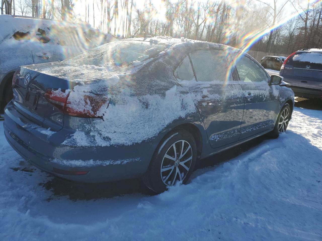 2017 Volkswagen Jetta VIN 3VWDB7AJ6HM307609 Copart auction photo, front end damage thumbnail 3