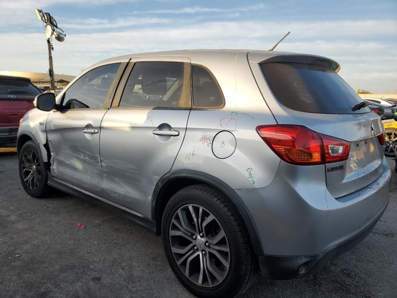 2016 Mitsubishi Outlander VIN JA4AP3AU3GZ048756 Copart auction photo, side damage thumbnail 2