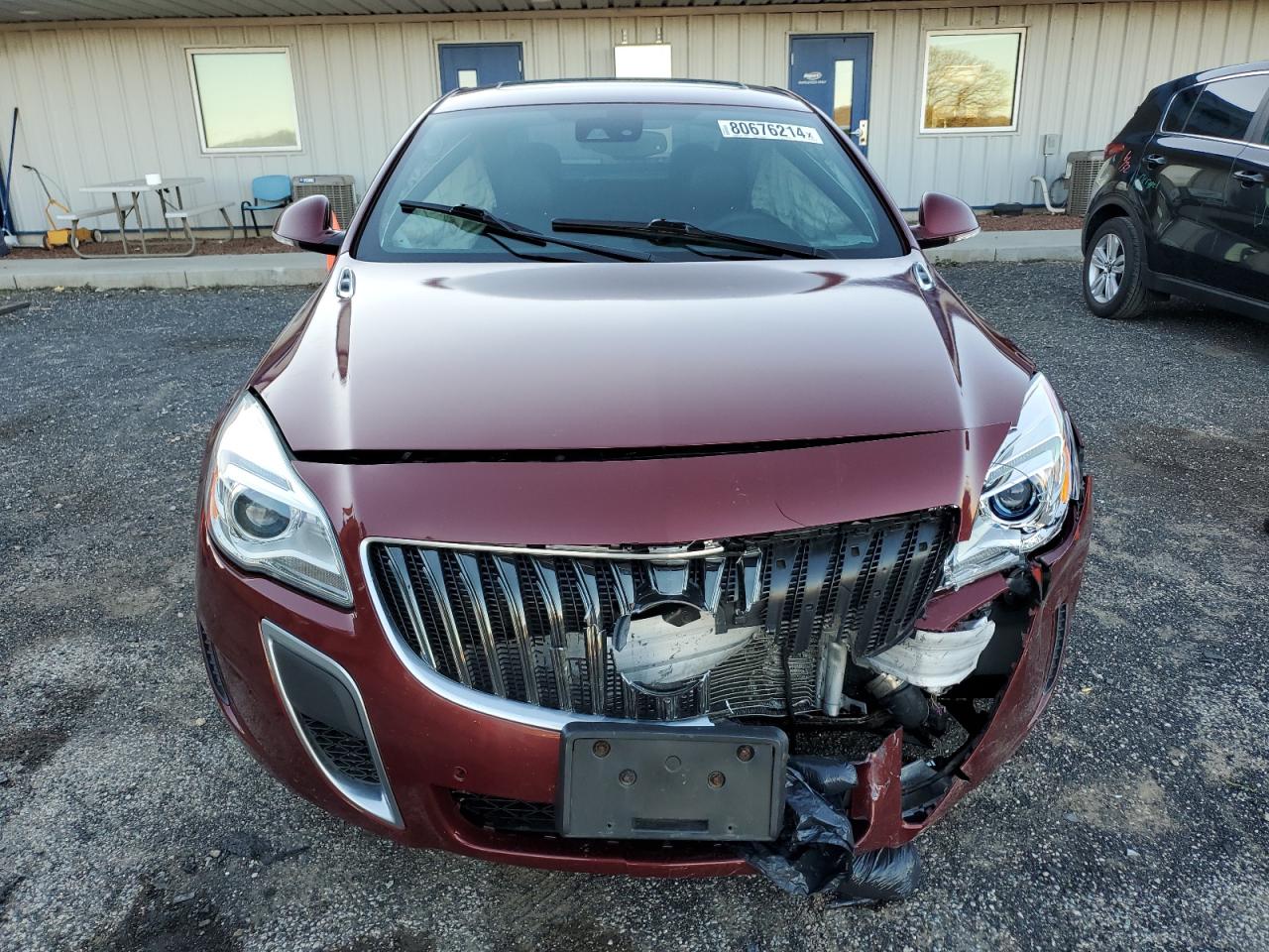 2016 Buick Regal VIN 2G4GV5GX8G9200247 Copart auction photo, front end damage thumbnail 5
