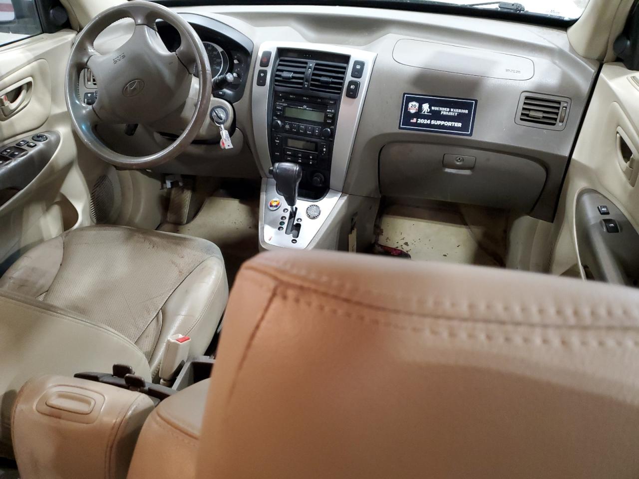 2007 Hyundai Tucson VIN KM8JN72D97U638387 Copart auction photo, front end damage thumbnail 8