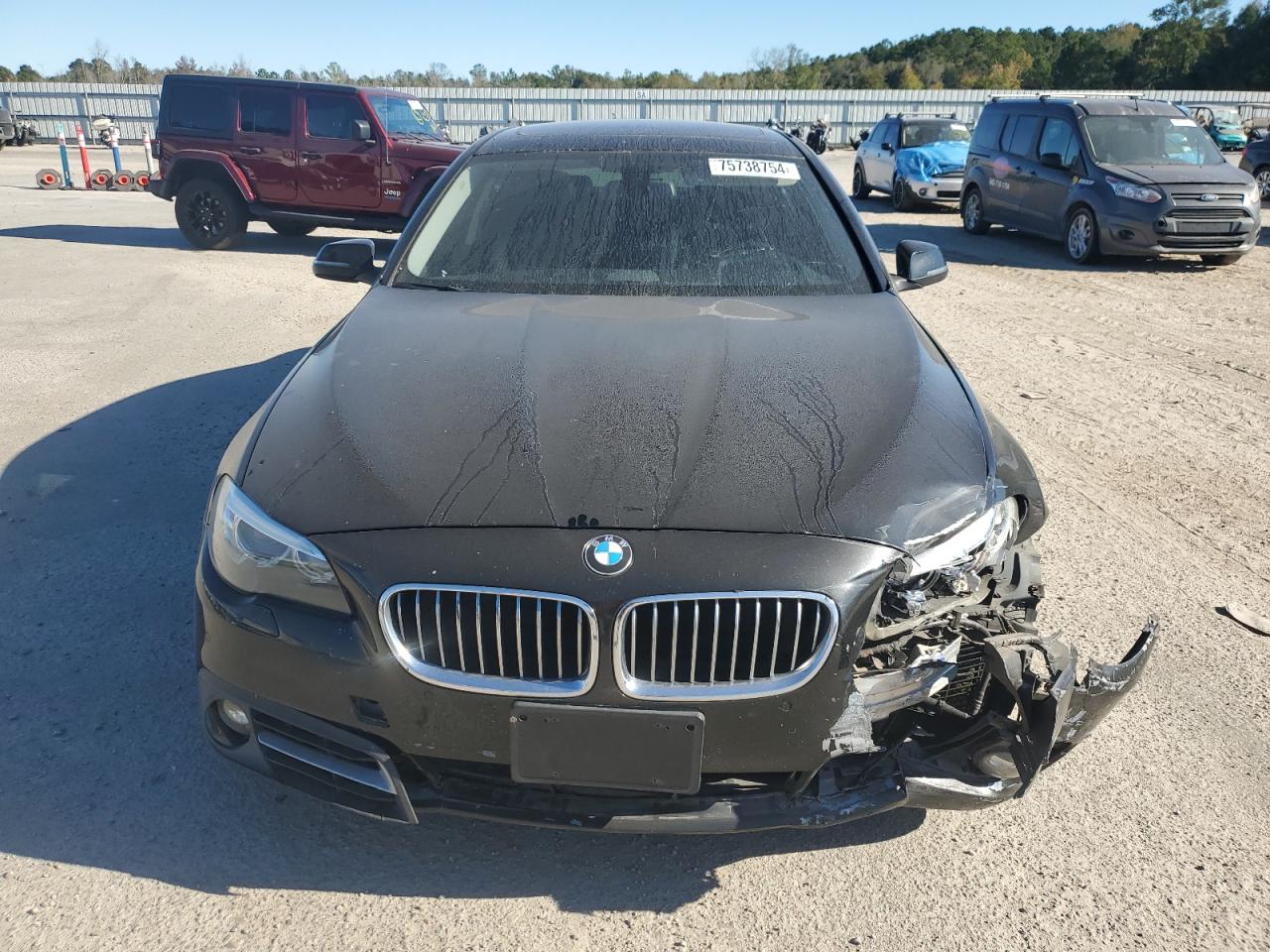 2015 BMW 5er VIN WBA5A7C56FD622135 Copart auction photo, front end damage thumbnail 5